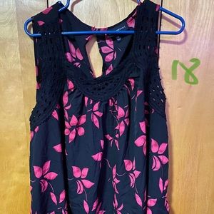 Lame Bryant tank top